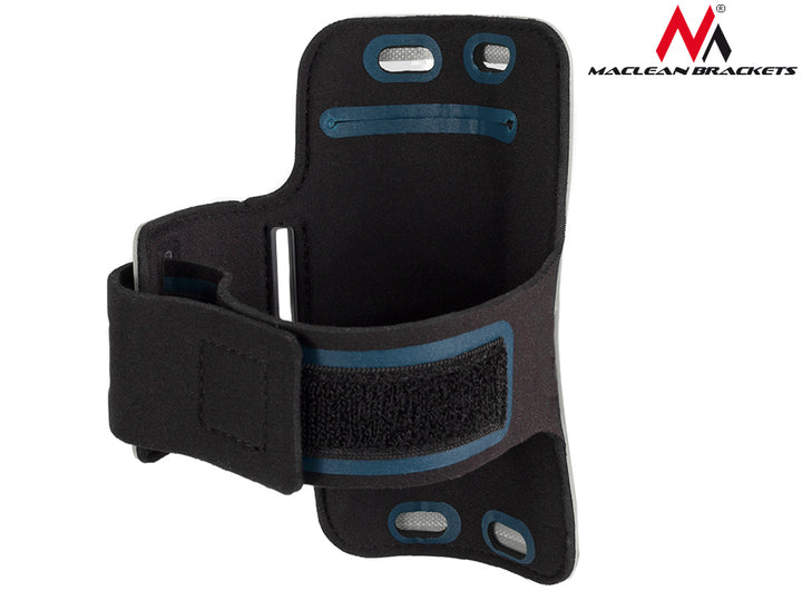 Maclean Braçadeira esportiva de 4,8" para capa de braço de celular Bolsa de proteção para celular Capa de fitness para corrida (szary, 4,8")