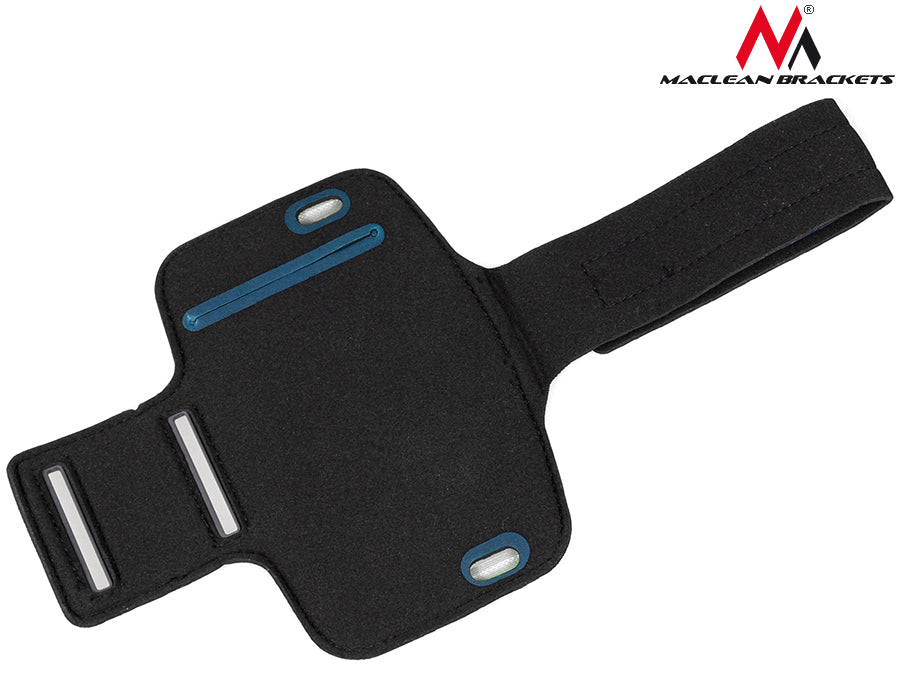 Maclean Braçadeira esportiva de 4,8" para capa de braço de celular Bolsa de proteção para celular Capa de fitness para corrida (szary, 4,8")