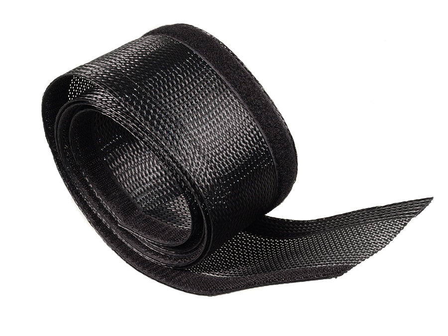 Organizador de cables con velcro 1,8m 85mm, tubo protector flexible Maclean MCTV-675