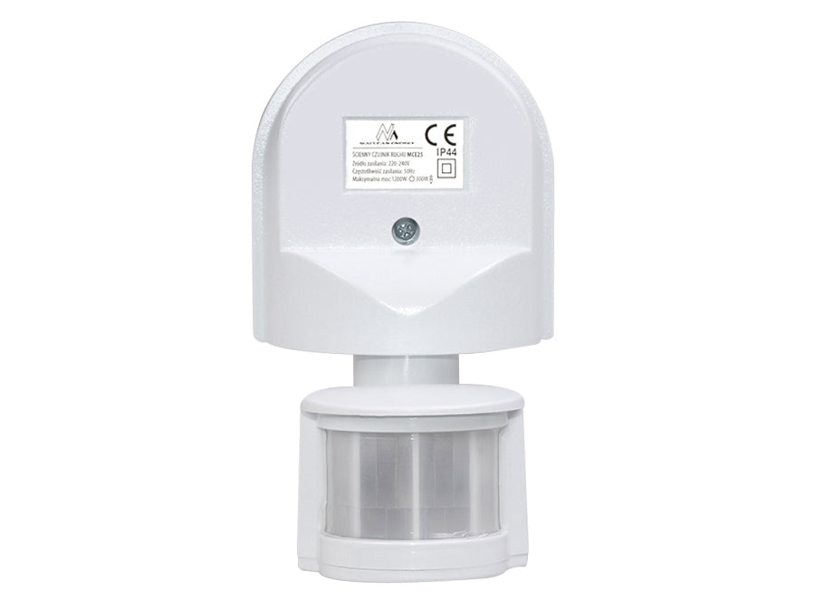 Sensor de movimiento de pared y crepuscular 180 ° Maclean MCE25W