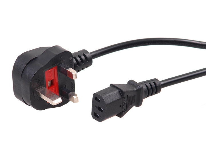 Conector de cabo de alimentação com plugue UK 3M GB Maclean MCTV-807