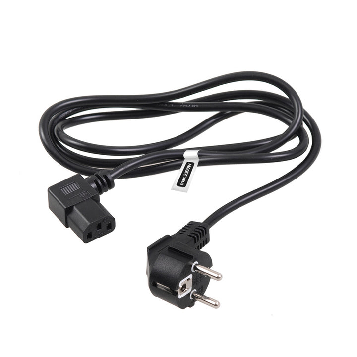 Cable de alimentación acodado para CPU Conectores Schuko/C13 Longitud 1,5