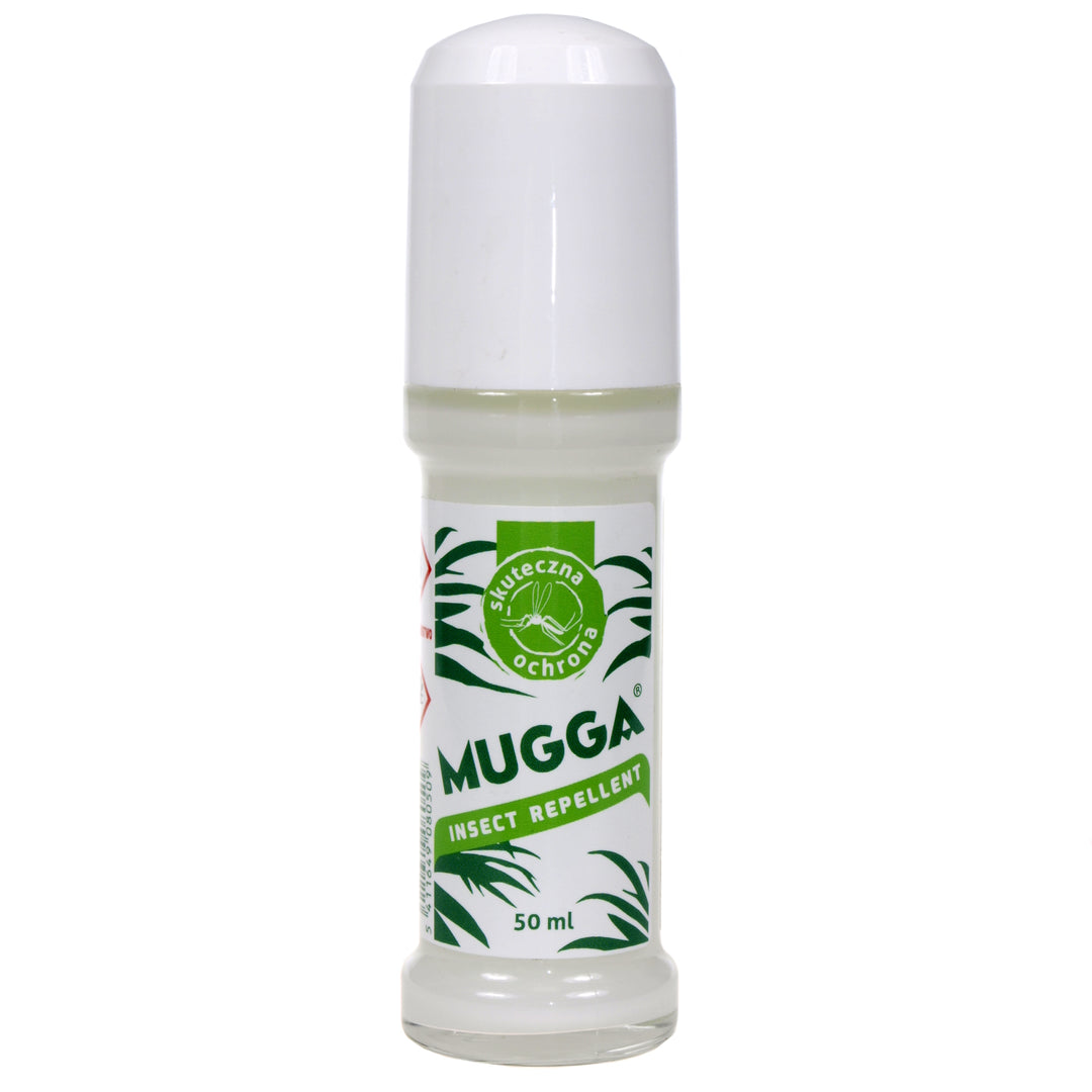 Mugga Roll-On 20% Deet repelente de insetos, contra mosquitos, carraças e melgas, 50ml