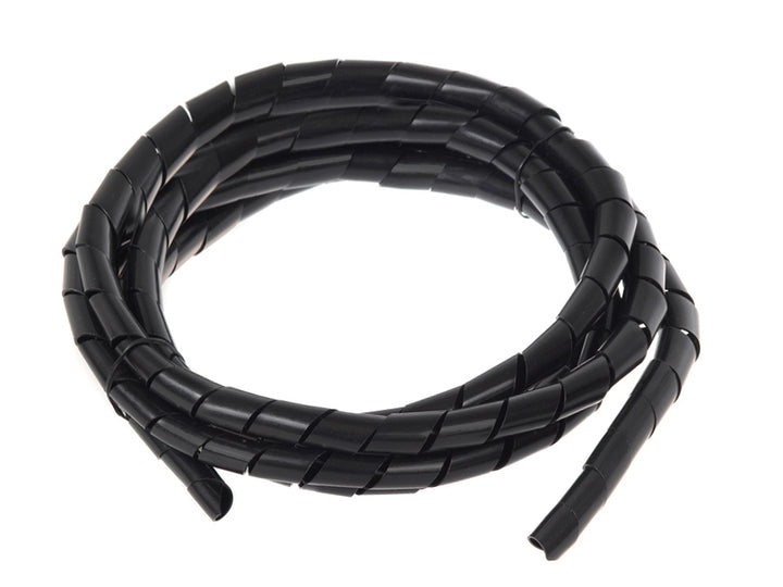 Funda para cables (20.4 * 22 mm) 3 m espiral negro Maclean MCTV-687 B