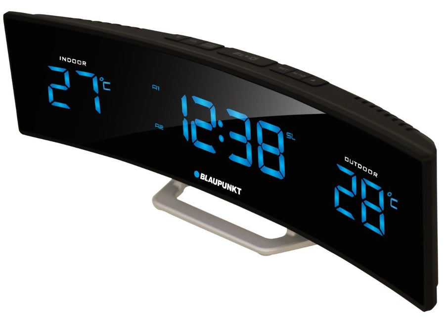 FM digital, alarma, función Snooze, Pantalla LCD grande Blaupunkt CR12BK