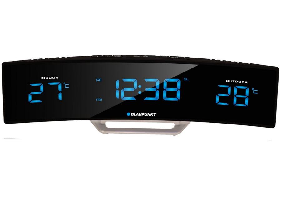 FM digital, alarma, función Snooze, Pantalla LCD grande Blaupunkt CR12BK