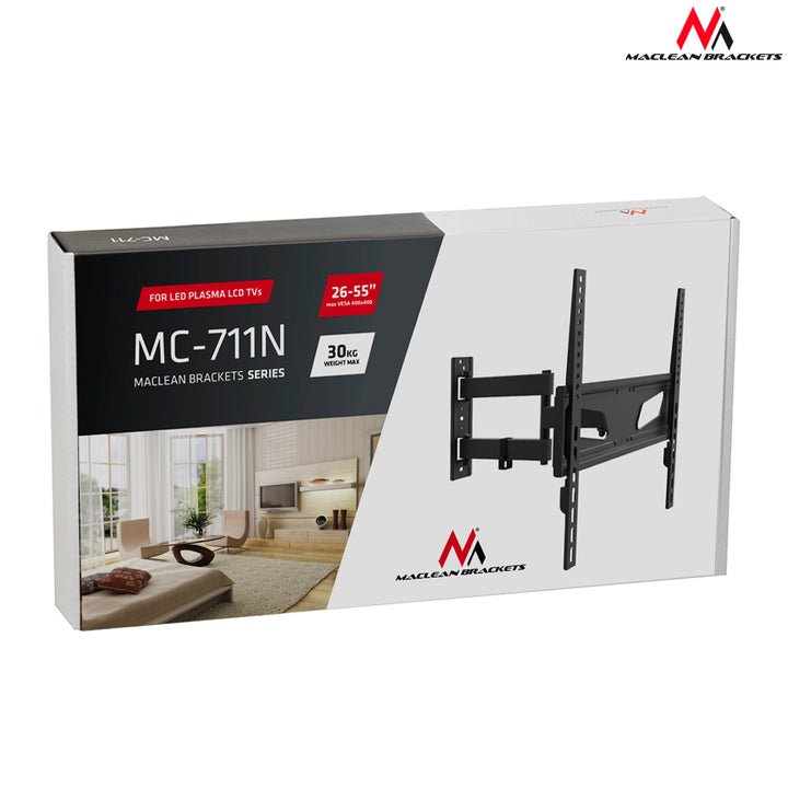 Maclean MC-711, De acordo com o padrão VESA: 200x200, 400x200, 300x300, 400x400.