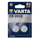 2x baterías de litio Varta CR 2025, alta calidad, 3V