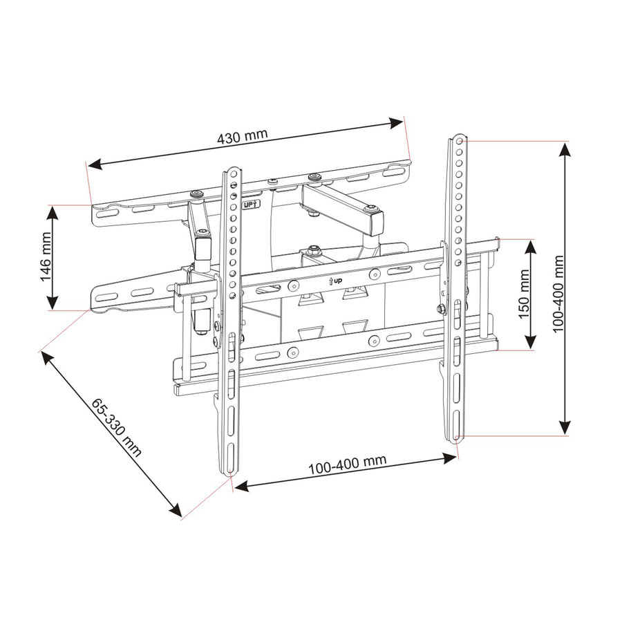 Suporte para TV/LCD LED 23-60" 45kg