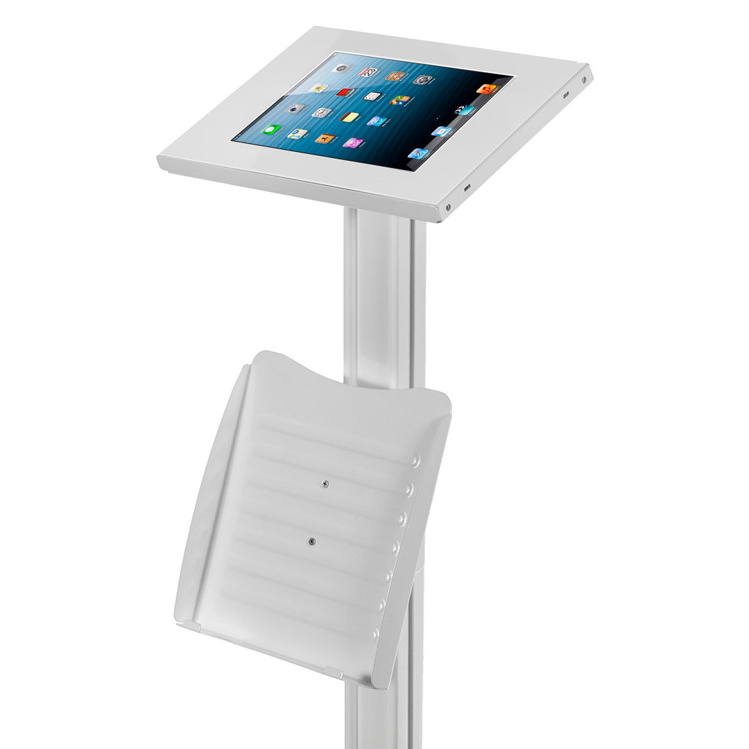 Soporte de mesa para tableta, soporte para prospectos, Tablet Station, soporte de suelo con bloqueo para iPad 2, iPad 3, iPad 4, iPad Air; antirrobo Maclean MC-724