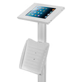 Soporte de mesa para tableta, soporte para prospectos, Tablet Station, soporte de suelo con bloqueo para iPad 2, iPad 3, iPad 4, iPad Air; antirrobo Maclean MC-724