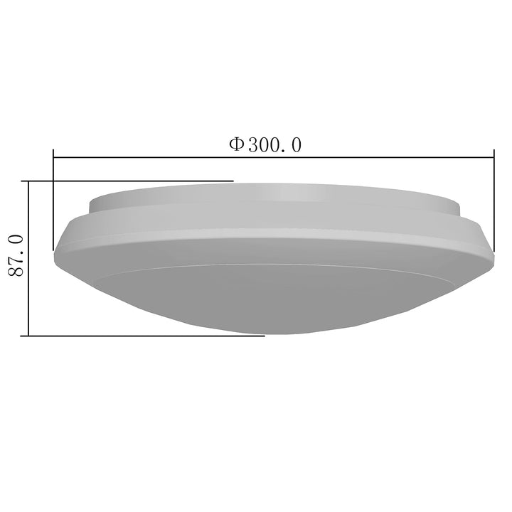 Plafón de techo o pared, lámpara LED 16W 1200lm Maclean MCE144