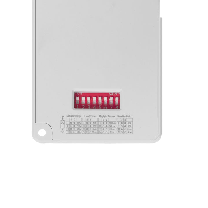 Sensor de movimiento por microondas y controlador de atenuación  alcance 2-8m Maclean MCE145