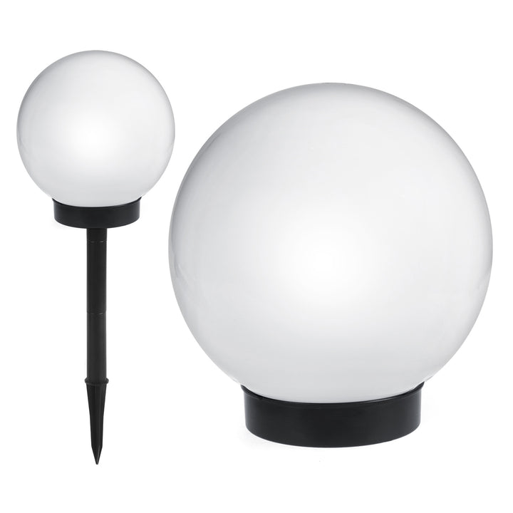 Lâmpada solar de jardim em forma de bola LED branca GreenBlue GB121
