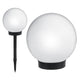 Lâmpada solar de jardim em forma de bola LED branca GreenBlue GB121