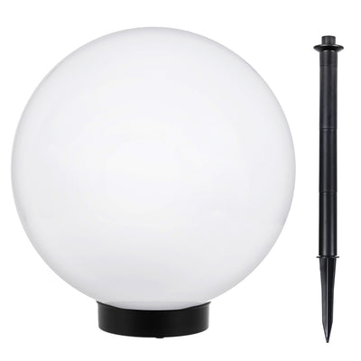 Lámpara solar de jardín en forma de bola grande 30 x 30 x 63 cm LED blanco GreenBlue GB168