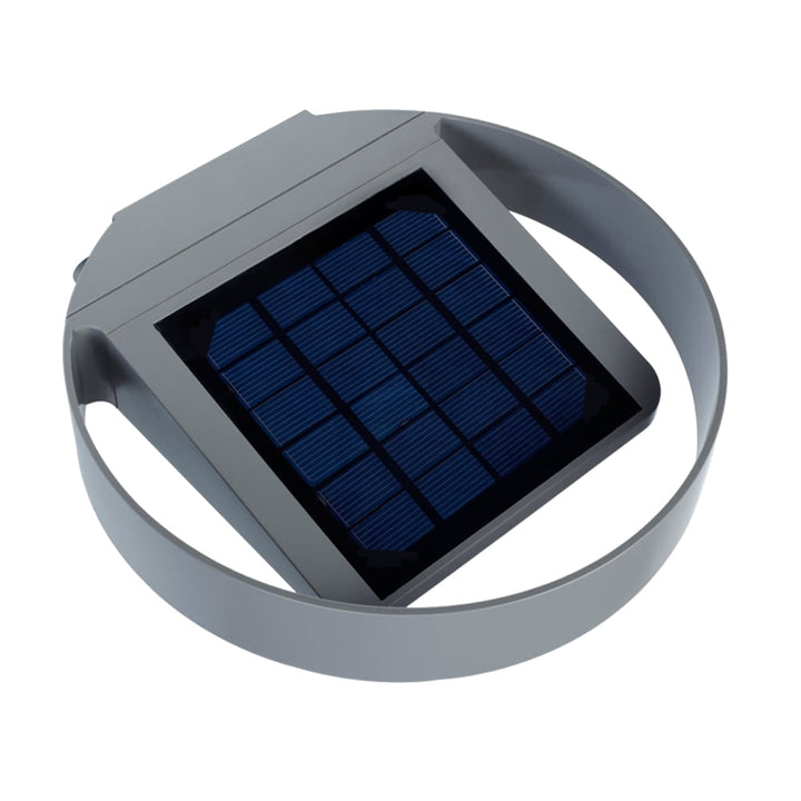 Candeeiro de parede solar redondo LED 3W para exterior GreenBlue GB130