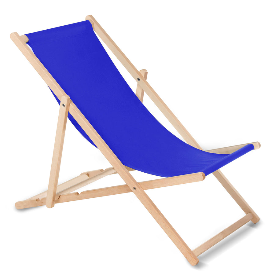Espreguiçadeira clássica de faia azul escuro GreenBlue GB183