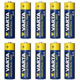 10 x PILHAS ALCALINAS INDUSTRIAIS AA VARTA PODEROSAS 10x LR6/AA Pilhas Industriais Varta