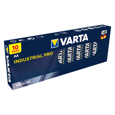 10 x PILHAS ALCALINAS INDUSTRIAIS AA VARTA PODEROSAS 10x LR6/AA Pilhas Industriais Varta