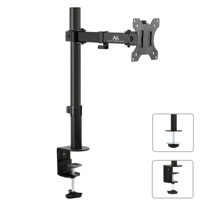 Suporte de mesa para monitor 13-32" 8kg com braço VESA max 100x100 Maclean MC-752