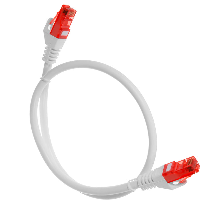 Cable red lan pr. ethernet rj45 utp cat6 0,5m maclean mctv-300 w