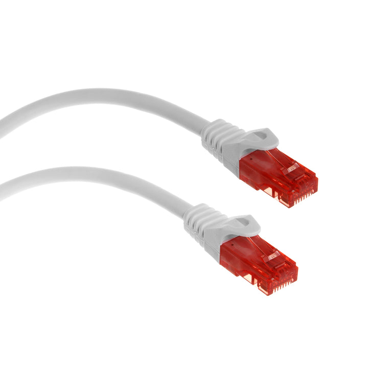 REDE DE CABO LAN NET. ETHERNET RJ45 UTP CAT6 0,5M Maclean MCTV-300 W