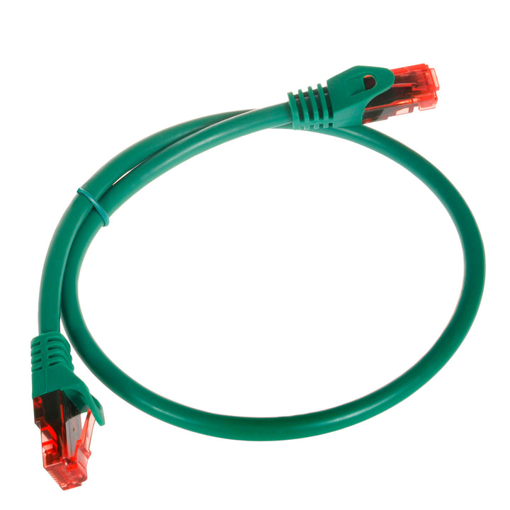 Cable de red lan pr. ethernet rj45 utp cat6 0,5m maclean mctv-300 g