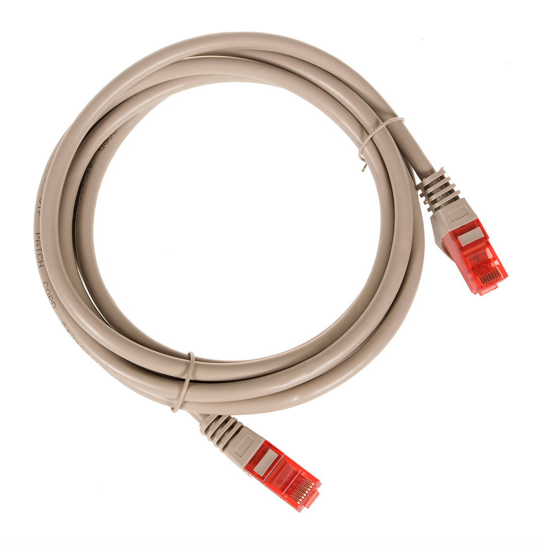 Cable Maclean, patchcord UTP, conector enchufable, Cat6, 2m, Gris, MCTV-302 S