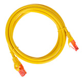 Cabo Maclean, Cabo de Ligação UTP, Conector Plug-in, Cat6, 2m, Amarelo, MCTV-302 Y