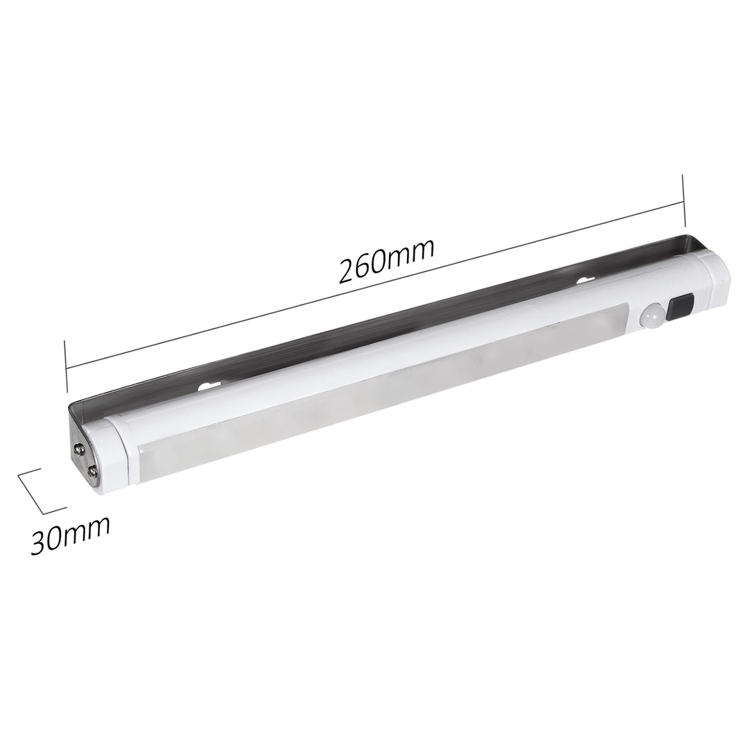 Lâmpada fluorescente de cozinha para armário de cozinha 9 LED SWD com detector de movimento PIR de 120 graus rotação de 360 ​​° Maclean MCE166