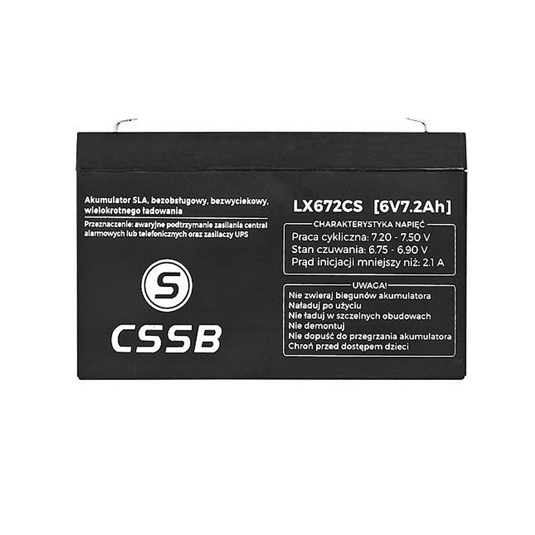 CSSB 6V 7,2Ah