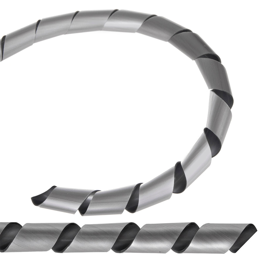 Capa de cabo Maclean, mascaramento, (20,4*22 mm), 3 m, espiral prateada, MCTV-687S