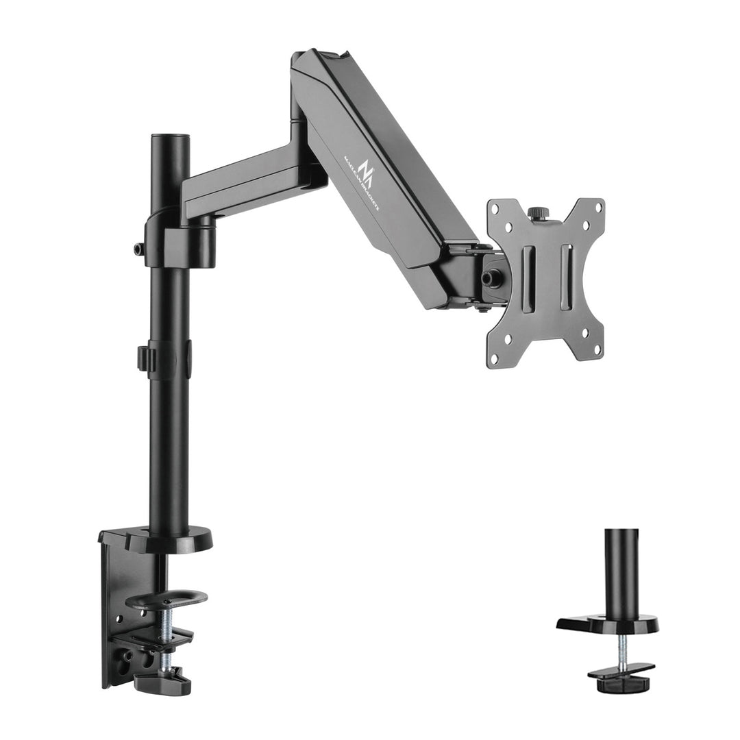 Soporte de monitor Maclean MC-775 con resorte de gas, brazo doble de 17 "-32" 8 kg