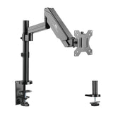Soporte de monitor Maclean MC-775 con resorte de gas, brazo doble de 17 "-32" 8 kg
