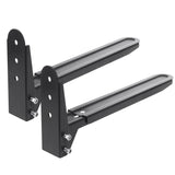 Suporte de parede preto universal para fornos micro-ondas e equipamentos audiovisuais Maclean MC-776 B