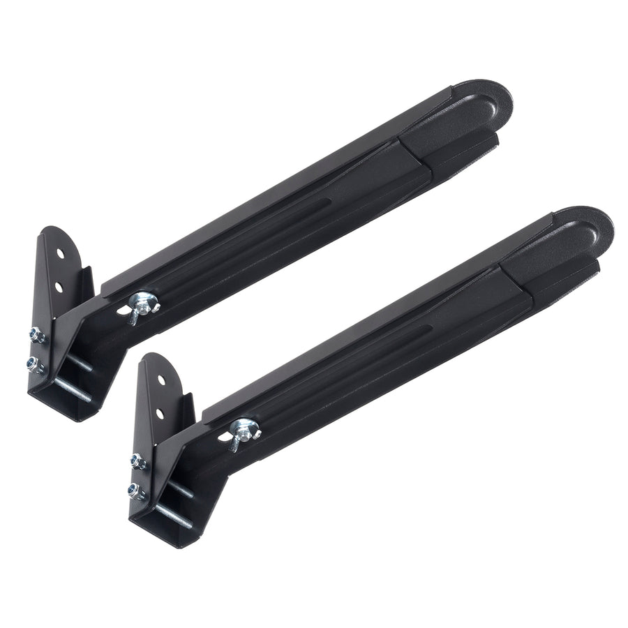 Suporte de parede preto universal para fornos micro-ondas e equipamentos audiovisuais Maclean MC-776 B