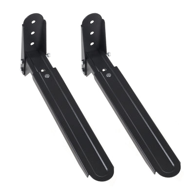 Suporte de parede preto universal para fornos micro-ondas e equipamentos audiovisuais Maclean MC-776 B