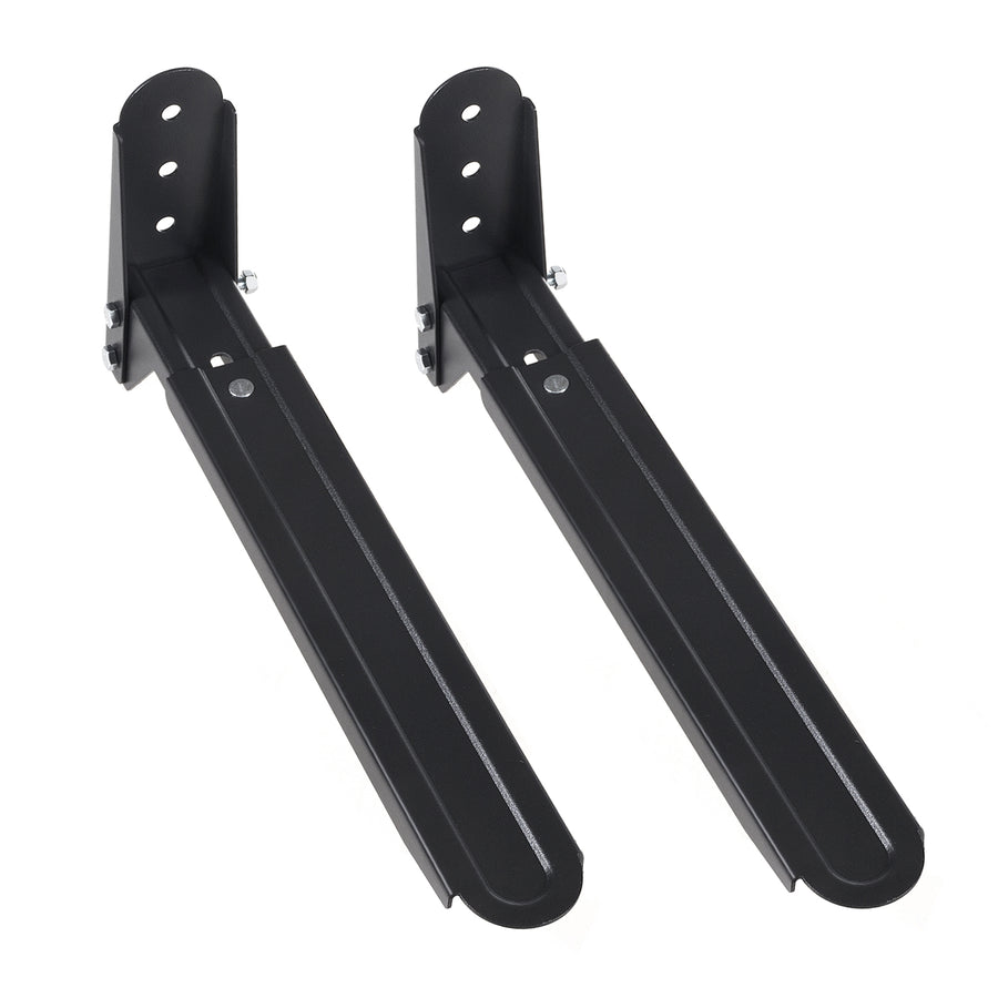 Suporte de parede preto universal para fornos micro-ondas e equipamentos audiovisuais Maclean MC-776 B