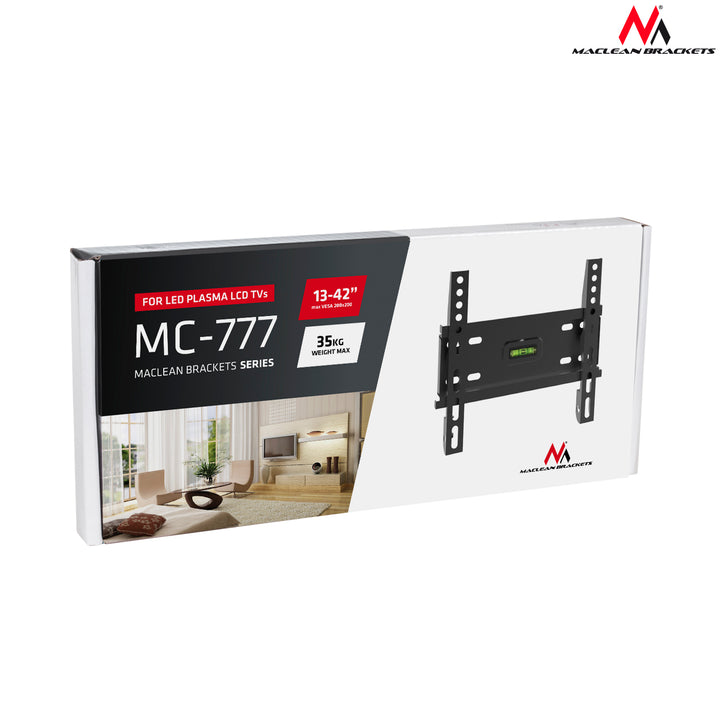 Soporte de TV 13" - 42" Maclean MC-777 negro 35 kg VESA 200x200