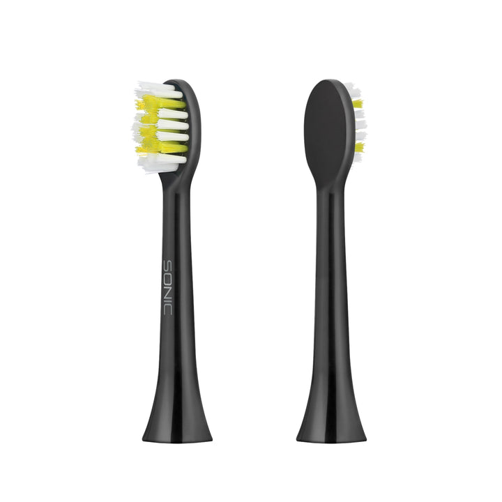 TEESA SONIC BLACK cabezales de cepillo dental duro - 2 piezas