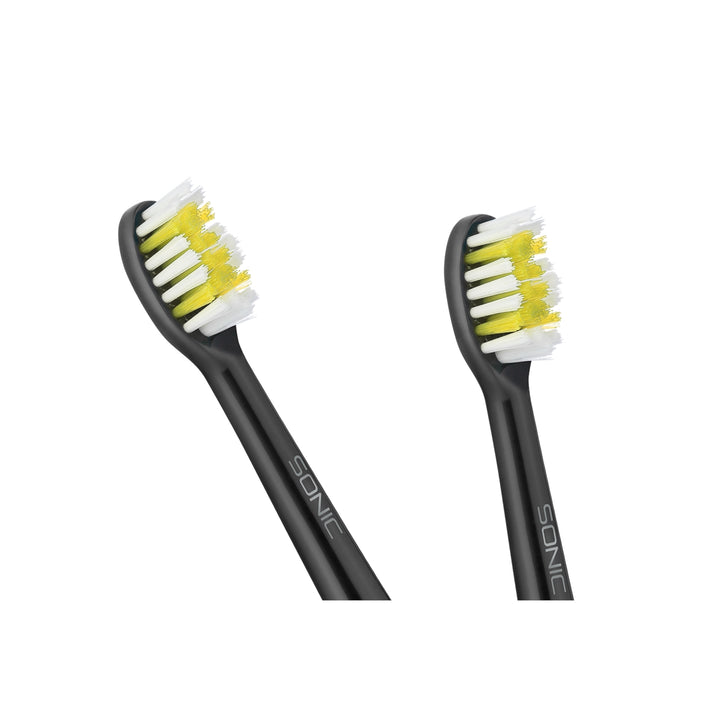 TEESA SONIC BLACK cabezales de cepillo dental duro - 2 piezas