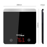 balanza báscula con función tara LED LCD slim delgada, 1g-5kg