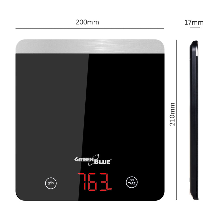 balanza báscula con función tara LED LCD slim delgada, 1g-5kg