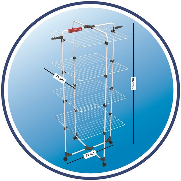 Vileda Misturadora 4 VILEDA Máquina de Lavar Louça Secador de Pé 4 Torre Vertical