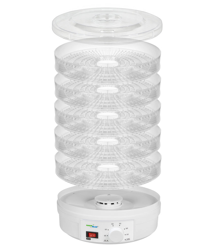 Compartimentos de 5 capas - 35 a 70 ° C - 250 W - GreenBlue GB190