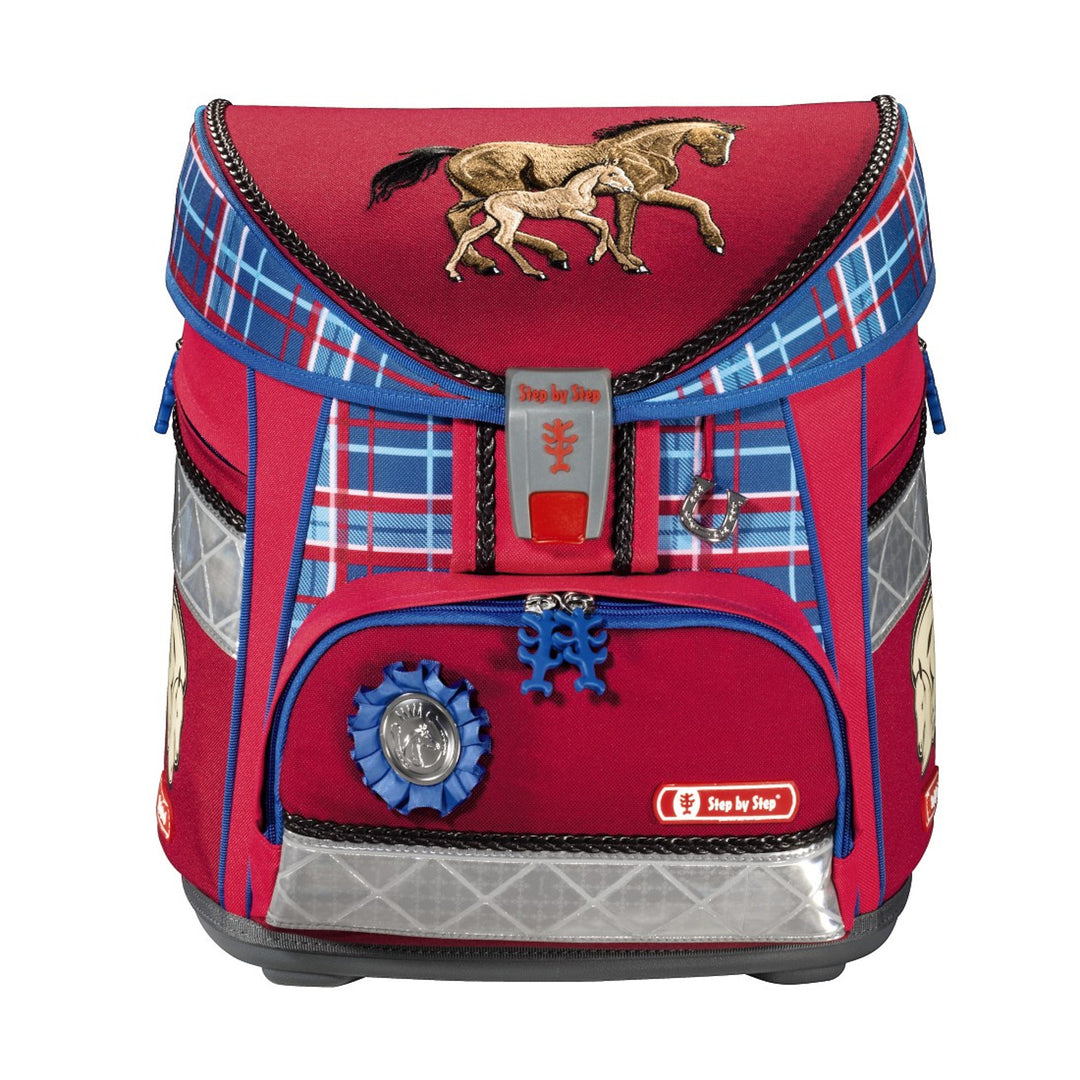 Mochila escolar con motivo de caballos HAMA School Step by Step