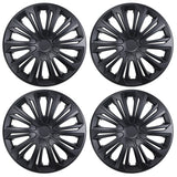 Calotas universais 14" NRM STRONG preto fosco 4 peças