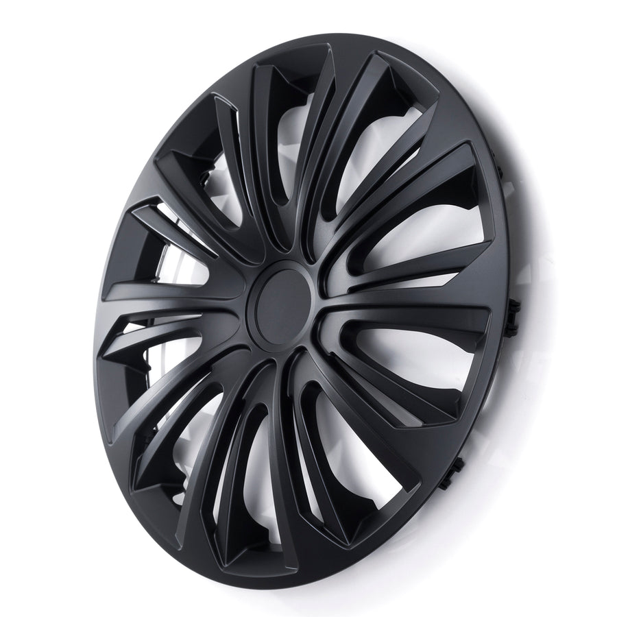 Calotas universais 14" NRM STRONG preto fosco 4 peças