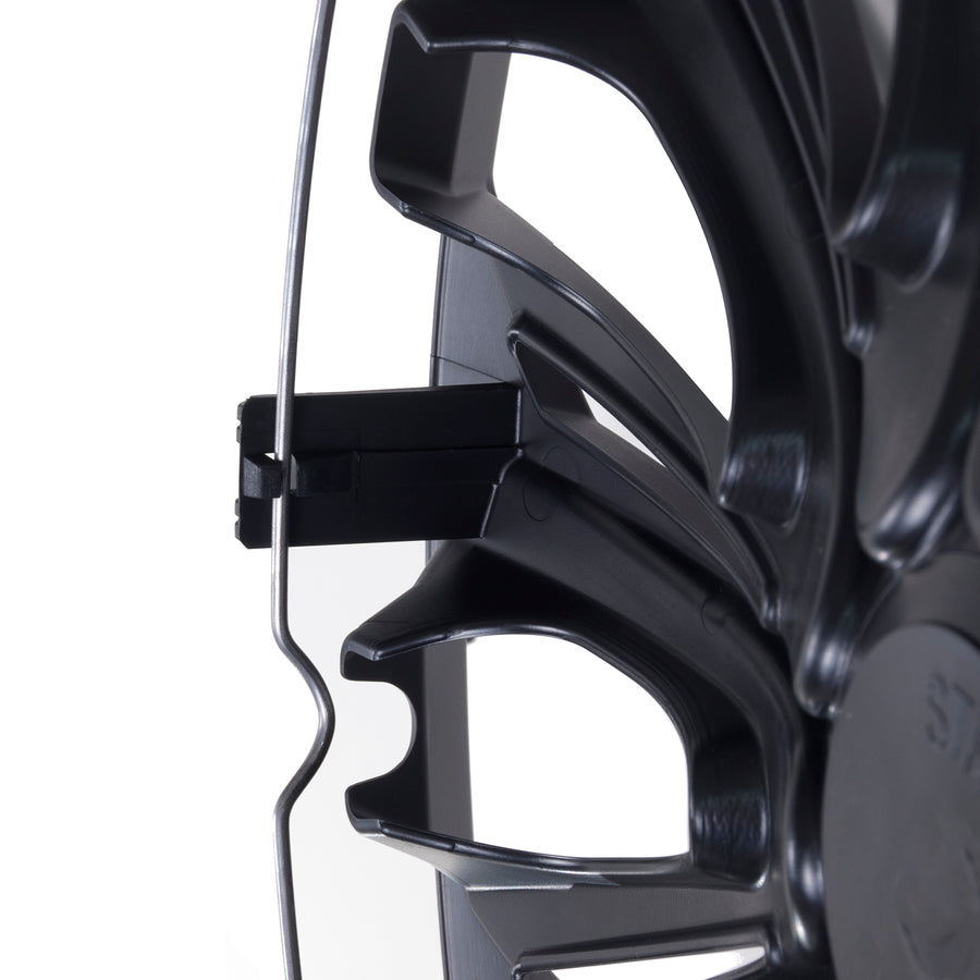 Calotas universais 14" NRM STRONG preto fosco 4 peças